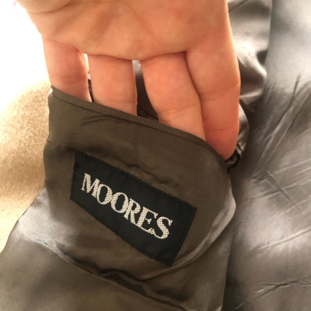 Vintage Moore’s Wool and Camel Hair Tan Blazer Size 44 - Picture 14 of 16